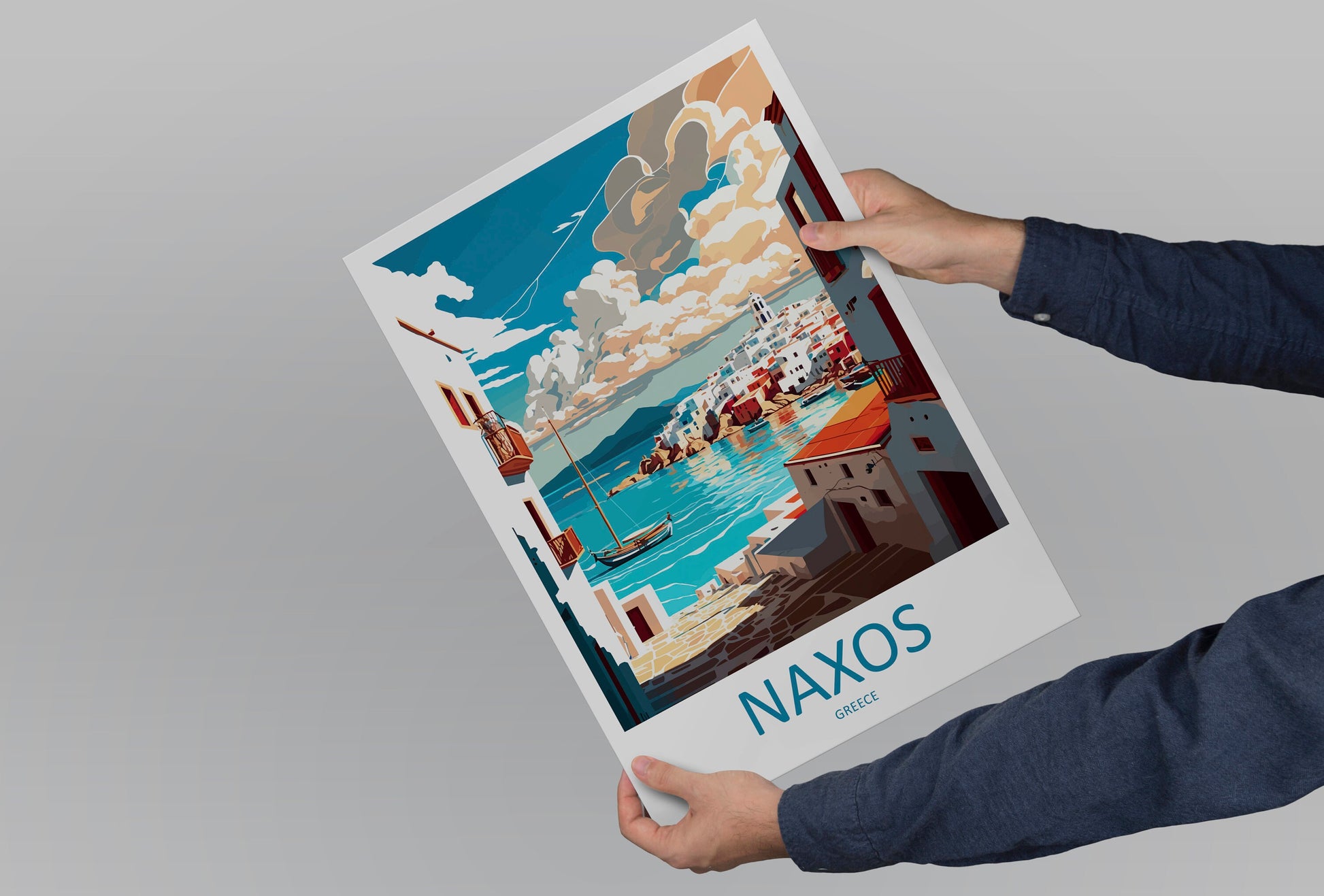 Naxos Travel Print Wall Art Naxos Greece Wall Hanging Home Decoration Naxos Gift Art Lovers Wall Art Print Naxos Greece Wall Art