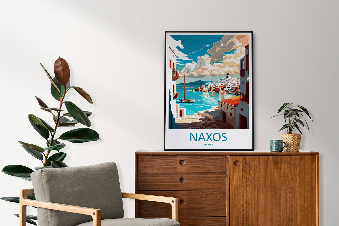 Naxos Travel Print Wall Art Naxos Greece Wall Hanging Home Decoration Naxos Gift Art Lovers Wall Art Print Naxos Greece Wall Art