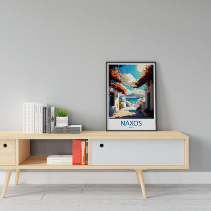 Naxos Travel Print Wall Art Naxos Greece Wall Hanging Home Decoration Naxos Gift Art Lovers Wall Art Print Naxos Greece Wall Art