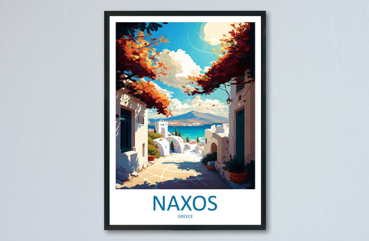 Naxos Travel Print Wall Art Naxos Greece Wall Hanging Home Decoration Naxos Gift Art Lovers Wall Art Print Naxos Greece Wall Art