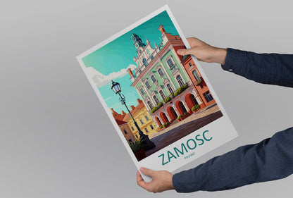 Zamosc Travel Print Wall Art Zamosc Wall Hanging Home Décor Zamosc Gift Art Lovers Poland Art Lover Gift Zamosc Travel Wall Art
