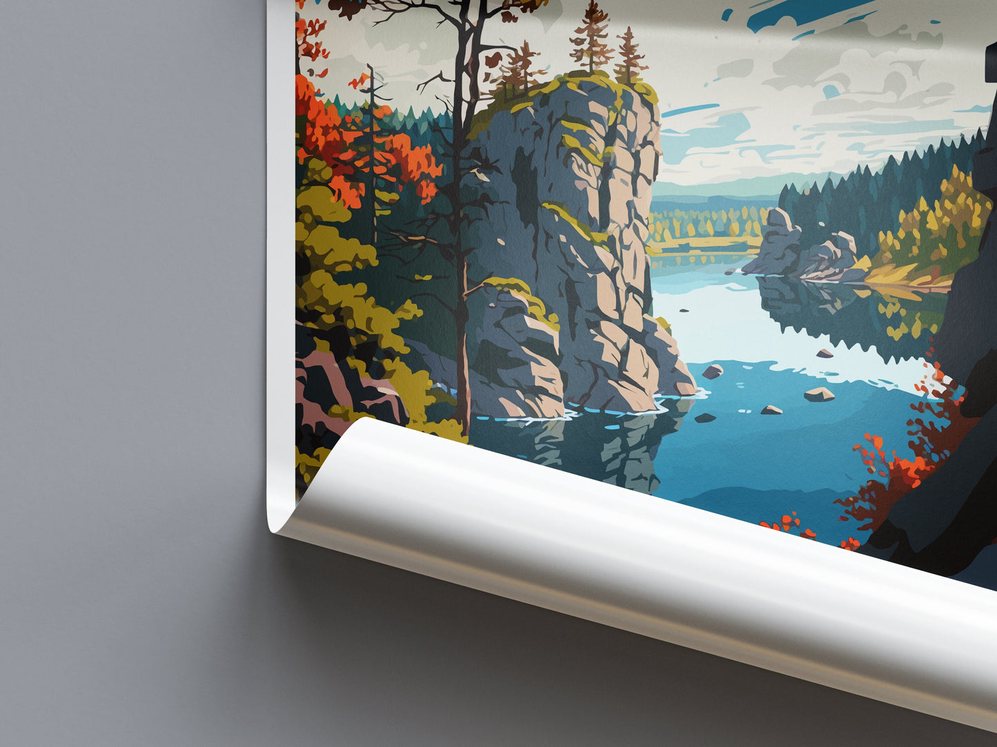 Ojcowski National Park Travel Print Wall Art Ojcowski National Park Wall Hanging Home Décor Ojcowski National Park Gift Art Lovers Poland