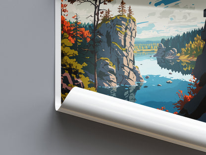 Ojcowski National Park Travel Print Wall Art Ojcowski National Park Wall Hanging Home Décor Ojcowski National Park Gift Art Lovers Poland