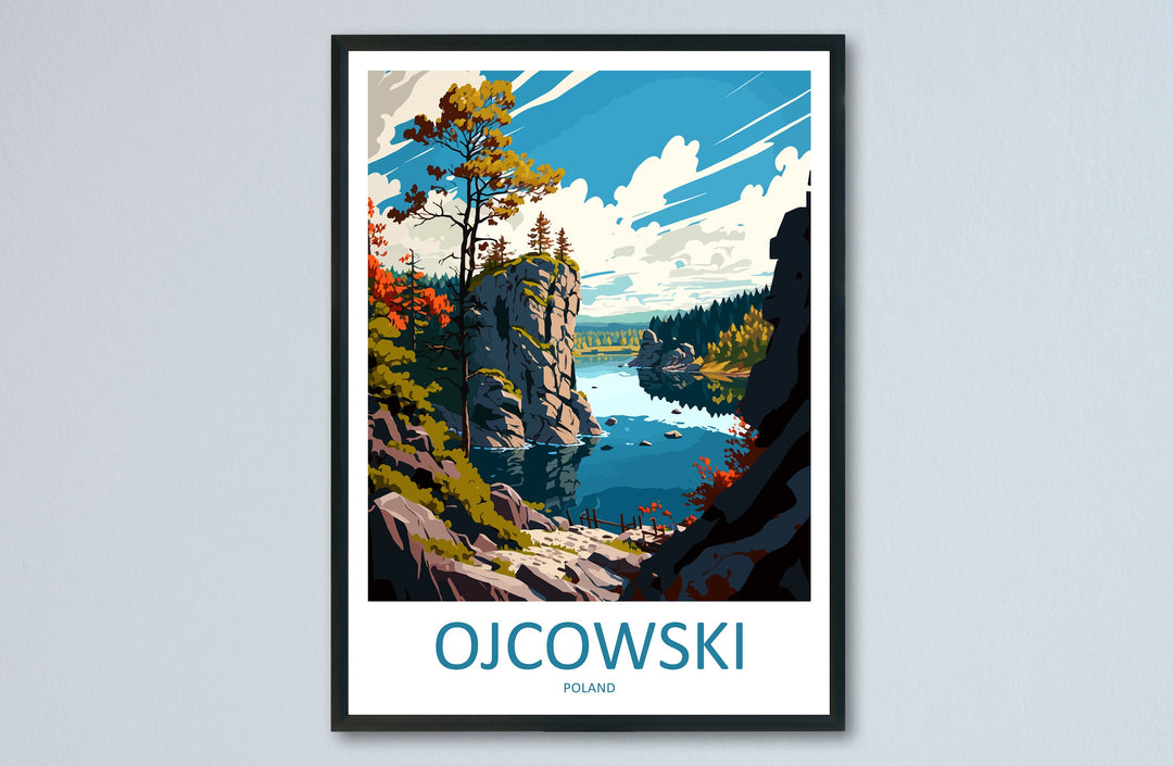 Ojcowski National Park Travel Print Wall Art Ojcowski National Park Wall Hanging Home Décor Ojcowski National Park Gift Art Lovers Poland