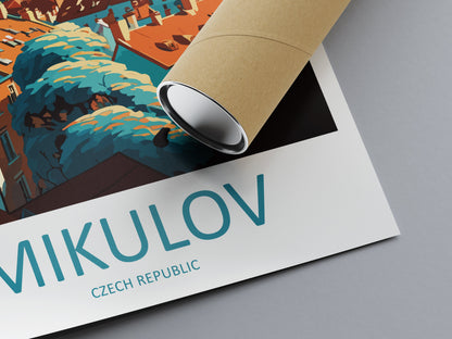 Mikulov Travel Print Wall Art Mikulov Wall Hanging Home Décor Mikulov Gift Art Lovers Czech Republic Art Lover Gift Mikulov Art Decor