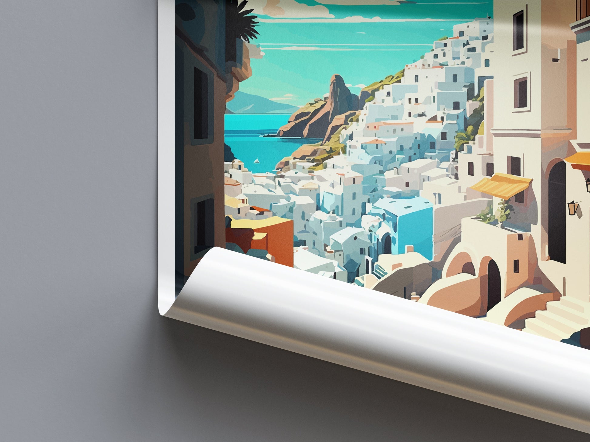 Ios Travel Print Wall Art Ios Greece Wall Hanging Home Decoration Ios Gift Art Lovers Wall Art Print Ios Greece Wall Art
