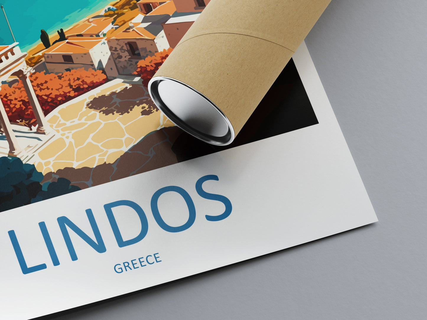 Lindos Travel Print Wall Art Lindos Greece Wall Hanging Home Decoration Lindos Gift Art Lovers Wall Art Print Lindos Greece Wall Art