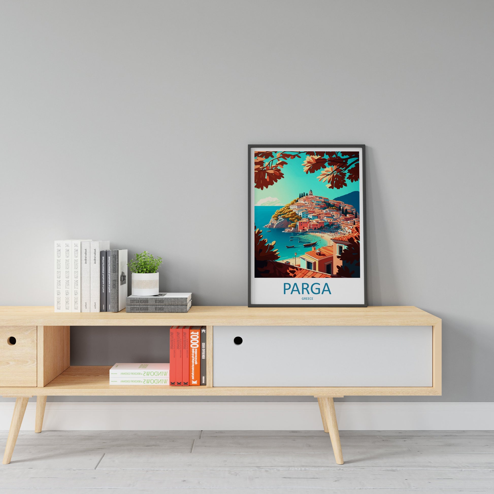 Parga Travel Print Wall Art Parga Greece Wall Hanging Home Decoration Parga Gift Art Lovers Wall Art Print Parga Greece Wall Art