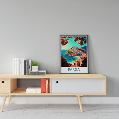 Parga Travel Print Wall Art Parga Greece Wall Hanging Home Decoration Parga Gift Art Lovers Wall Art Print Parga Greece Wall Art