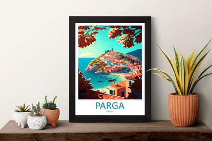 Parga Travel Print Wall Art Parga Greece Wall Hanging Home Decoration Parga Gift Art Lovers Wall Art Print Parga Greece Wall Art