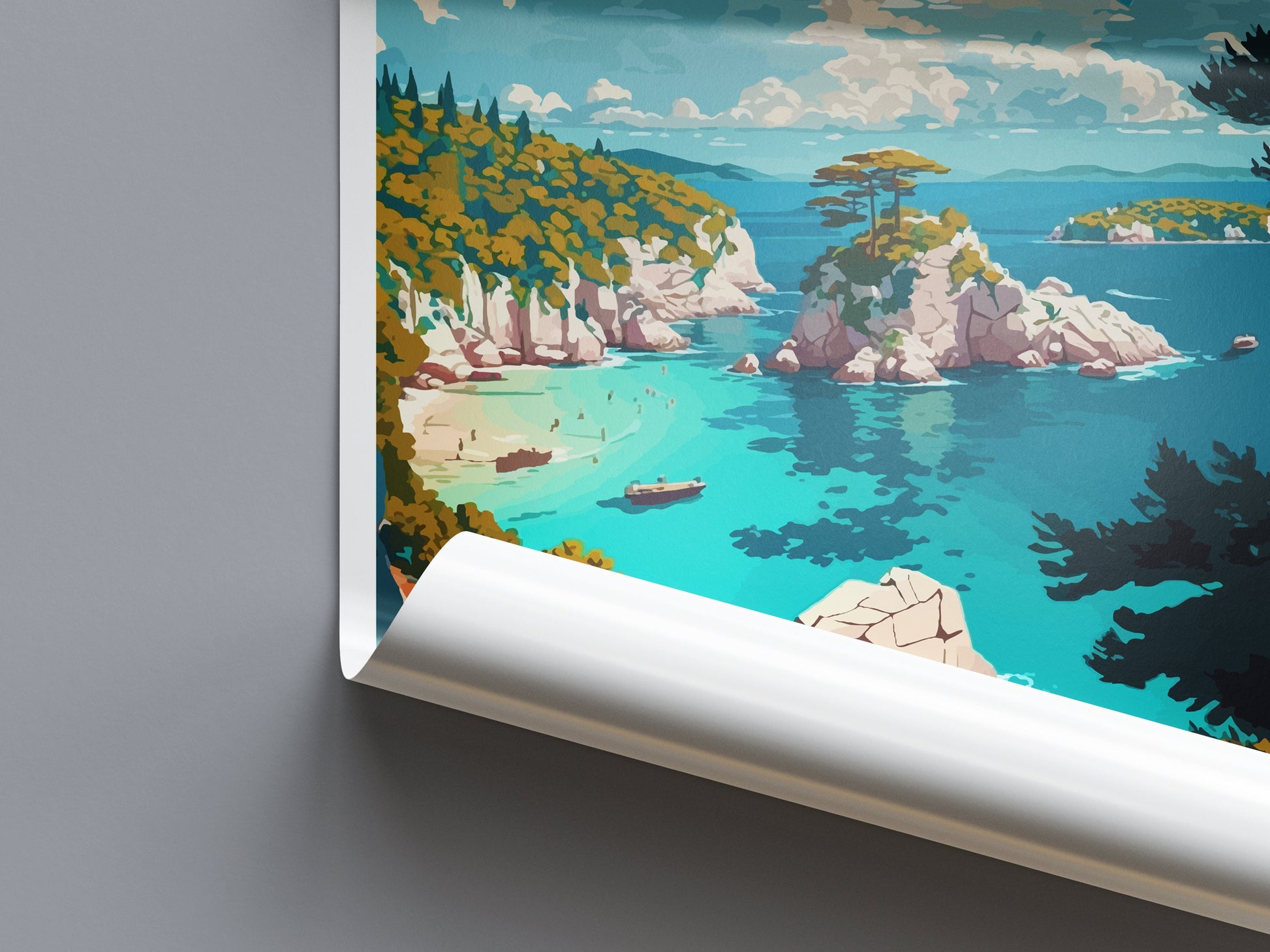 Paxos Travel Print Wall Art Paxos Greece Wall Hanging Home Decoration Paxos Gift Art Lovers Wall Art Print Paxos Greece Wall Art
