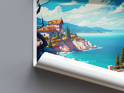 Thassos Travel Print Wall Art Thassos Greece Wall Hanging Home Decoration Thassos Gift Art Lovers Wall Art Print Thassos Greece Wall Art