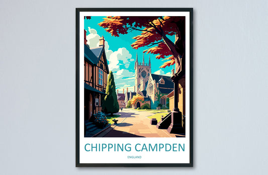 Chipping Campden Travel Print Wall Art Chipping Campden Wall Hanging Home Décor Chipping Campden Gift Art Lovers England Art Lover Gift