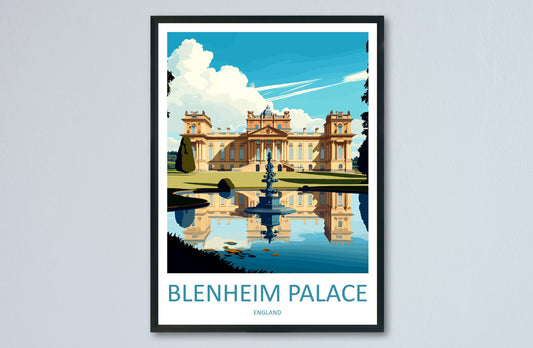 Blenheim Palace Travel Print Wall Art Blenheim Palace Wall Hanging Home Décor Blenheim Palace Gift Art Lovers England Art Lover Gift