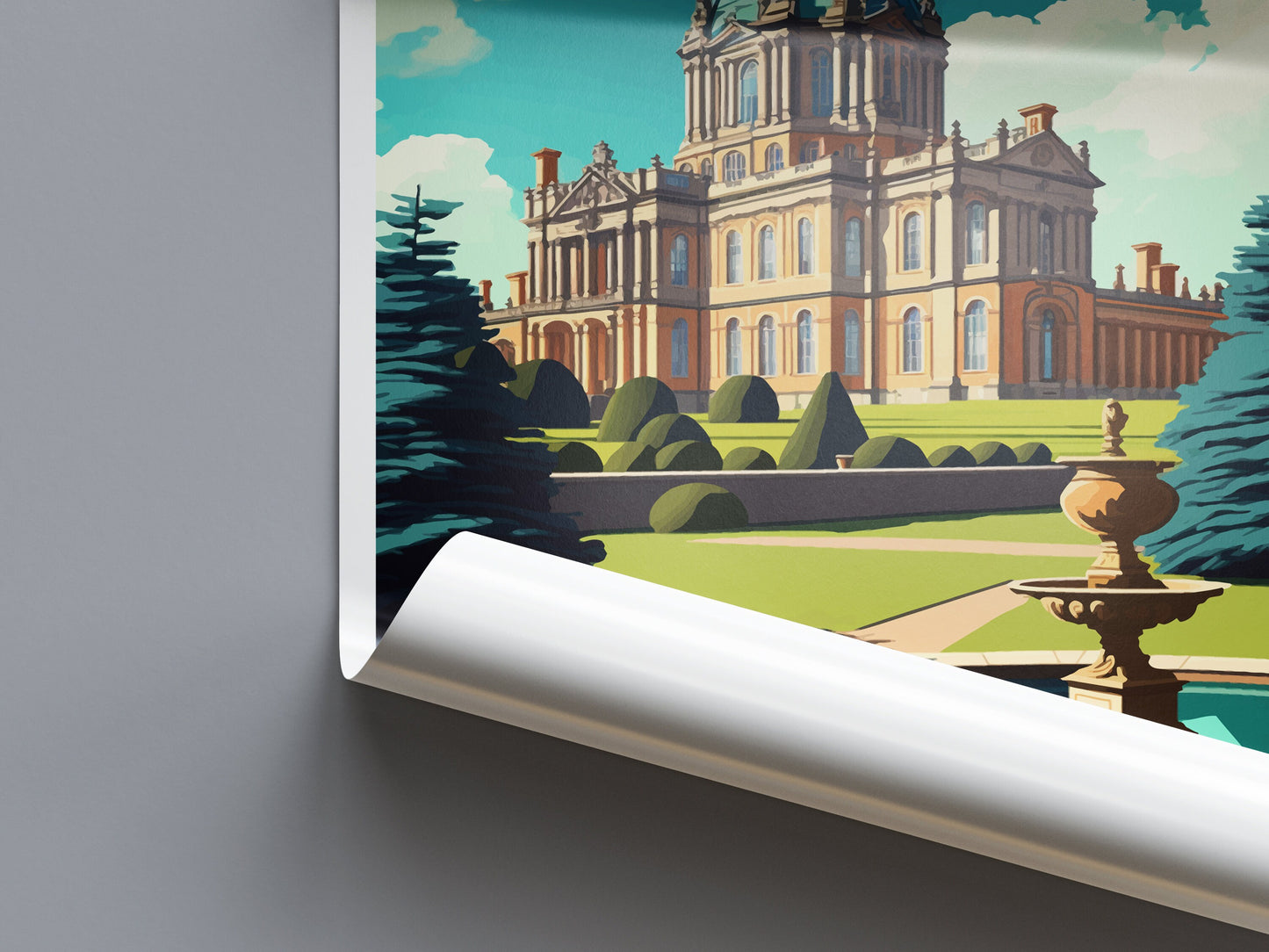 Castle Howard Travel Print Wall Art Castle Howard Wall Hanging Home Décor Castle Howard Gift Art Lovers England Art Lover Gift Castle Howard
