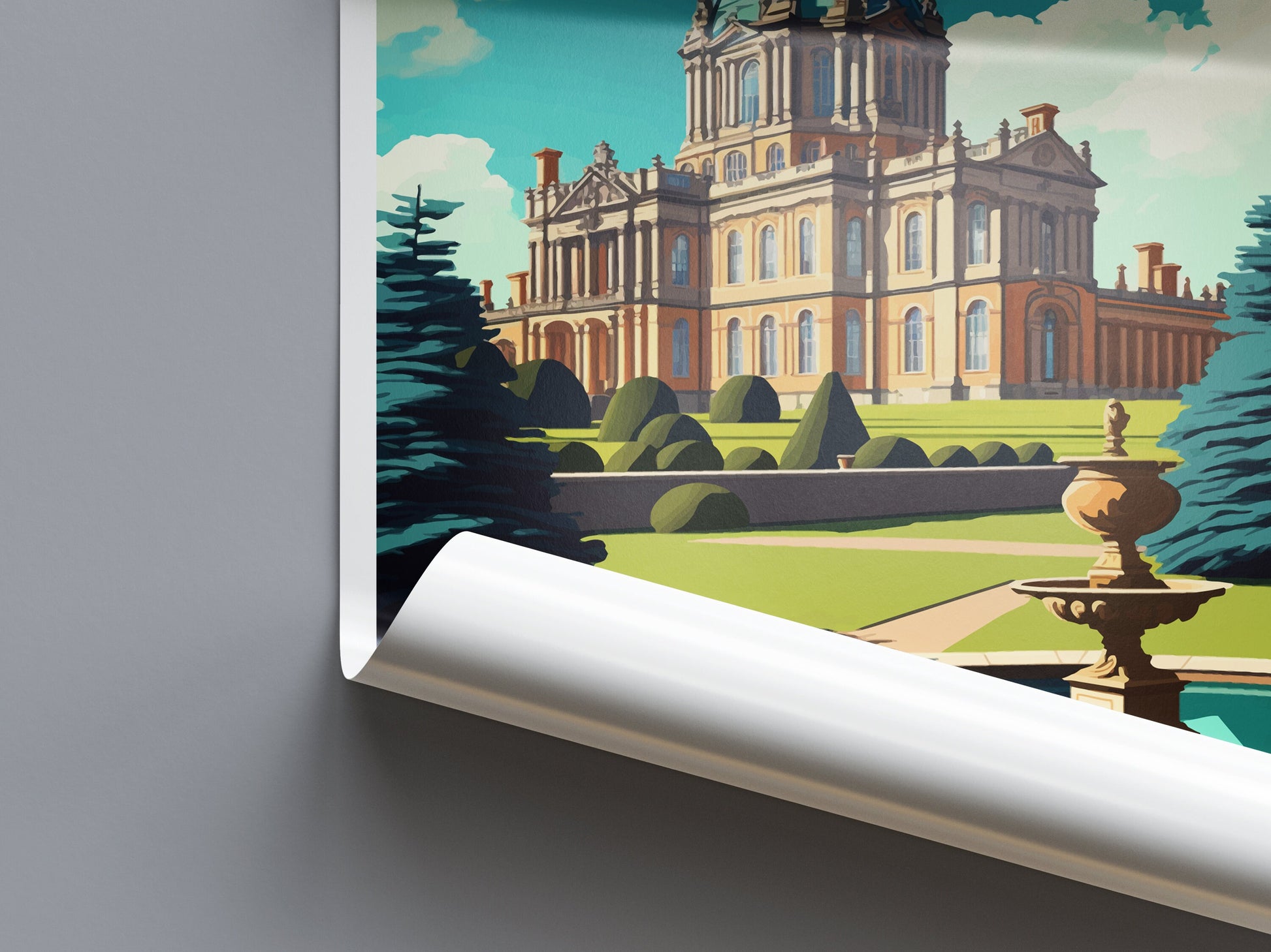 Castle Howard Travel Print Wall Art Castle Howard Wall Hanging Home Décor Castle Howard Gift Art Lovers England Art Lover Gift Castle Howard