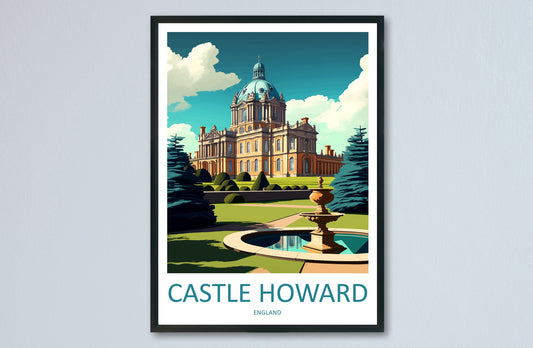 Castle Howard Travel Print Wall Art Castle Howard Wall Hanging Home Décor Castle Howard Gift Art Lovers England Art Lover Gift Castle Howard