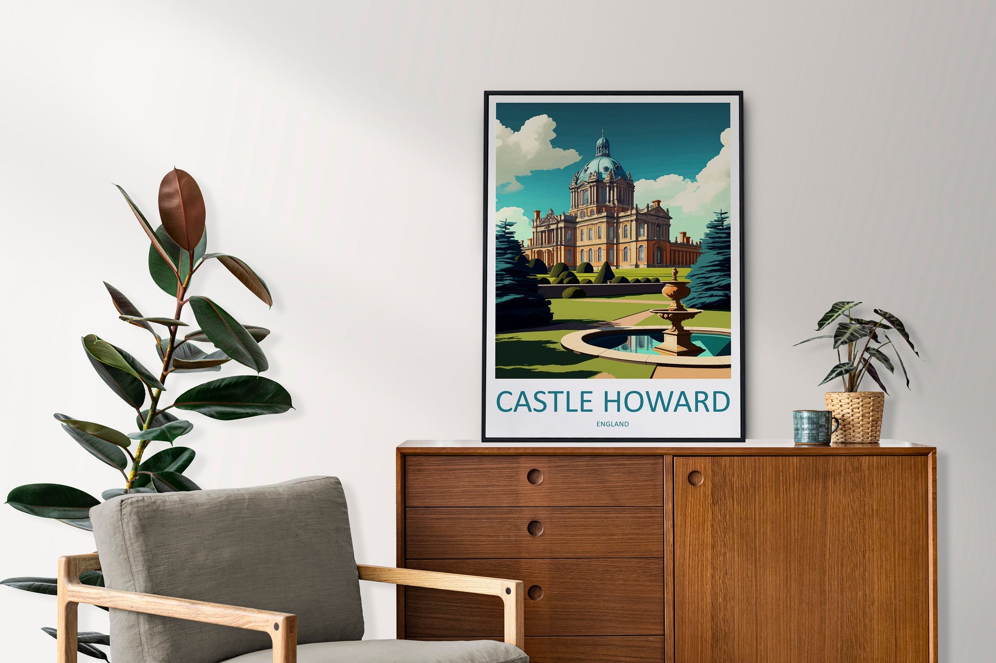 Castle Howard Travel Print Wall Art Castle Howard Wall Hanging Home Décor Castle Howard Gift Art Lovers England Art Lover Gift Castle Howard