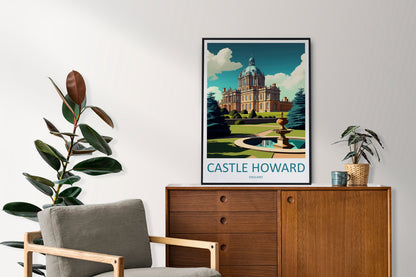 Castle Howard Travel Print Wall Art Castle Howard Wall Hanging Home Décor Castle Howard Gift Art Lovers England Art Lover Gift Castle Howard