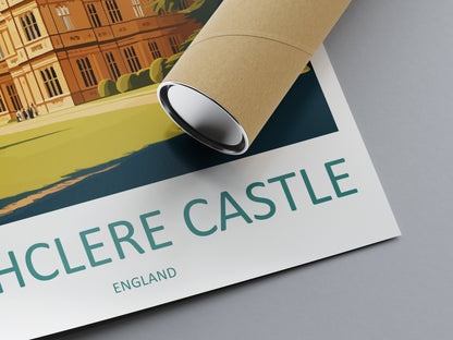 Highclere Castle Travel Print Wall Art Highclere Castle Wall Hanging Home Décor Highclere Castle Gift Art Lovers England Art Lover Gift