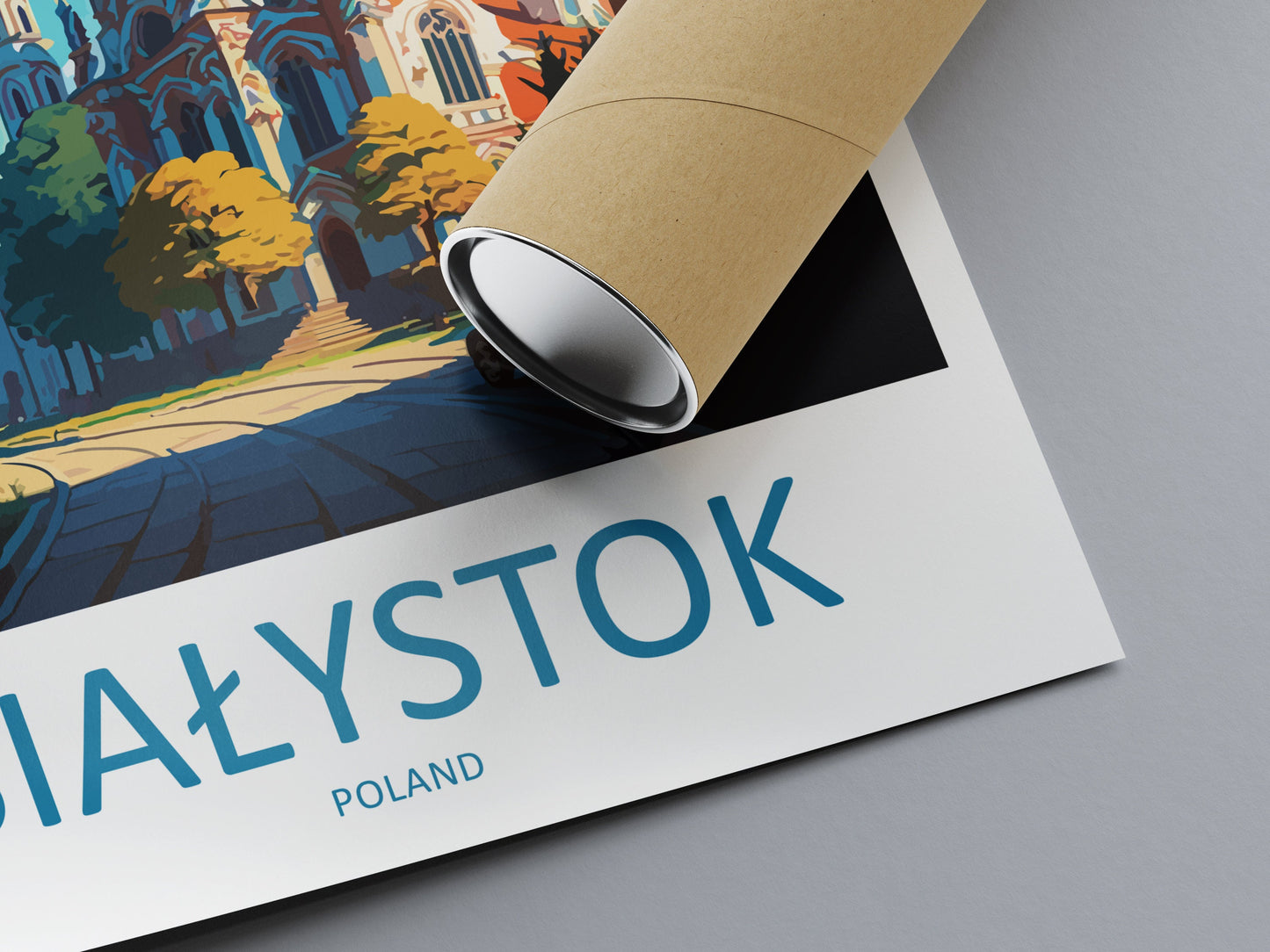 Białystok Travel Print Wall Art Białystok Wall Hanging Home Décor Białystok Gift Art Lovers Poland Art Lover Gift Białystok Travel Wall Art