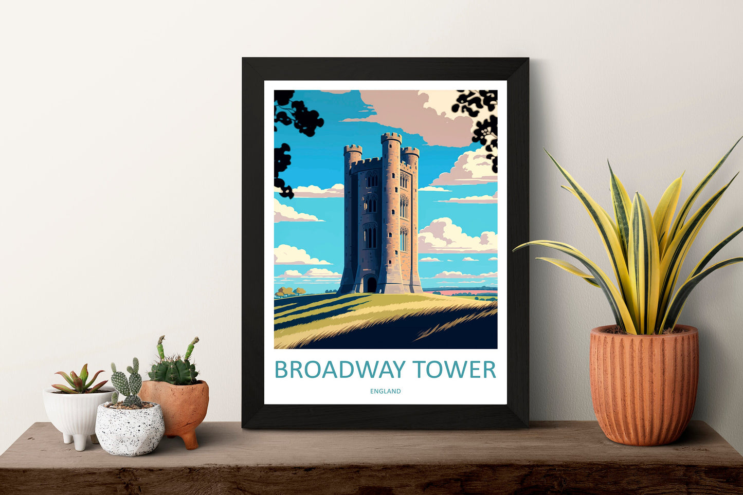 Broadway Tower Travel Print Wall Art Broadway Tower Wall Hanging Home Décor Broadway Tower Gift Art Lovers England Art Lover Gift Cotswold