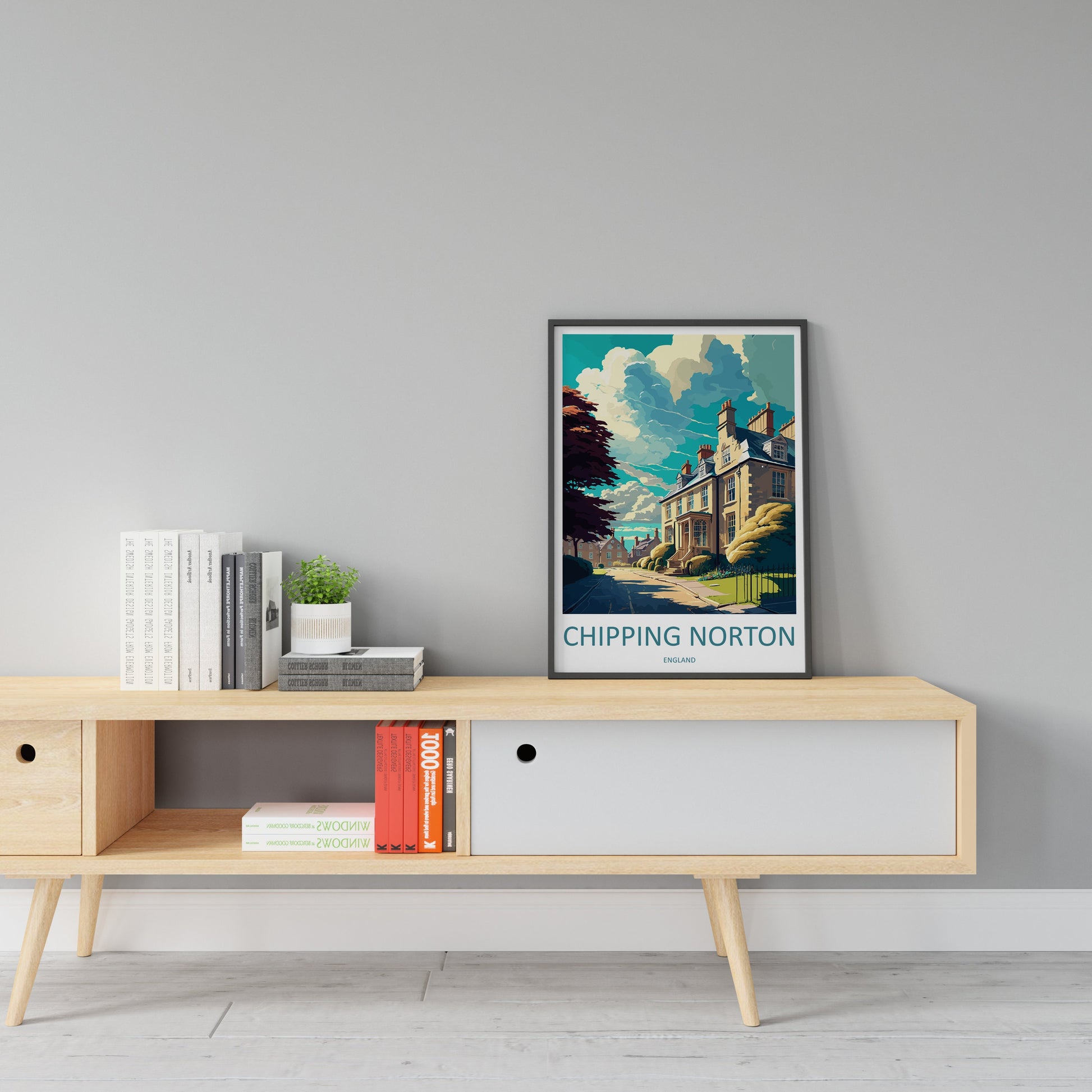 Chipping Norton Travel Print Wall Art Chipping Norton Wall Hanging Home Décor Chipping Norton Gift Art Lovers England Art Lover Gift