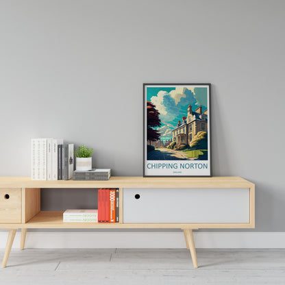 Chipping Norton Travel Print Wall Art Chipping Norton Wall Hanging Home Décor Chipping Norton Gift Art Lovers England Art Lover Gift