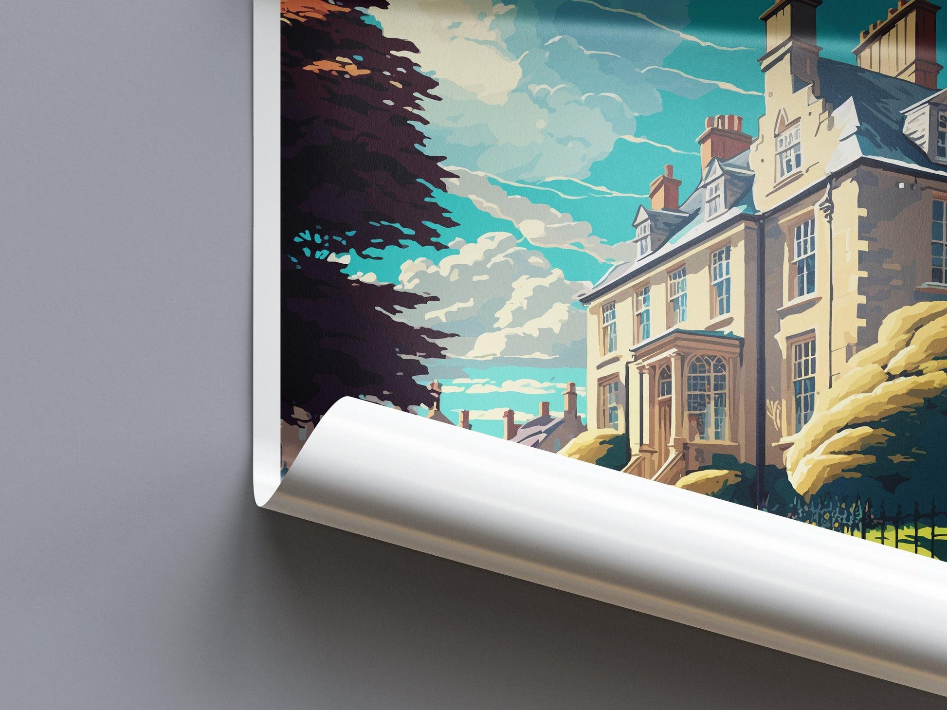 Chipping Norton Travel Print Wall Art Chipping Norton Wall Hanging Home Décor Chipping Norton Gift Art Lovers England Art Lover Gift