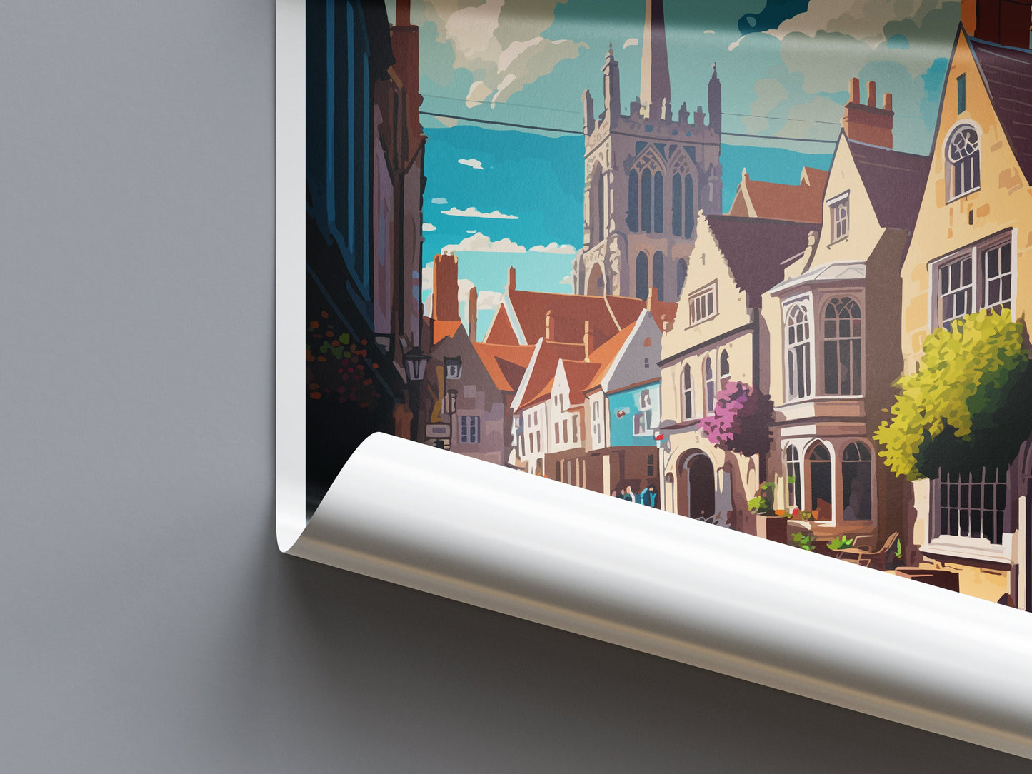 Lacock Travel Print Wall Art Lacock Wall Hanging Home Décor Lacock Gift Art Lovers England Art Lover Gift Lacock Travel Décor Lacock Poster
