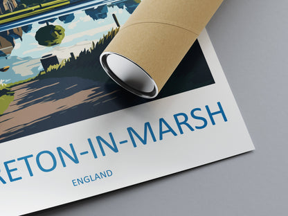 Moreton In Marsh Travel Print Wall Art Moreton In Marsh Wall Hanging Home Décor Moreton In Marsh Gift Art Lovers England Art Lover Gift