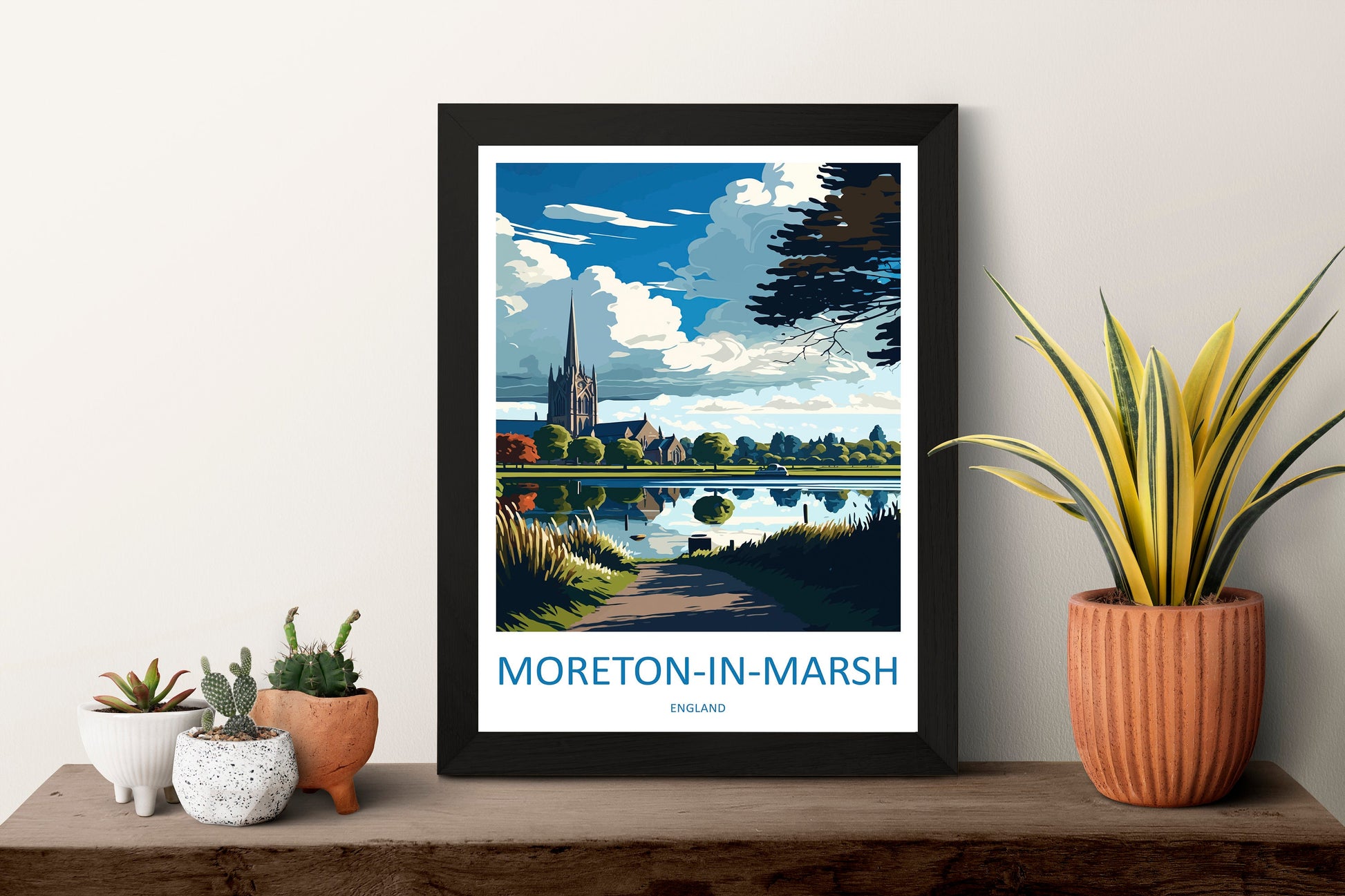 Moreton In Marsh Travel Print Wall Art Moreton In Marsh Wall Hanging Home Décor Moreton In Marsh Gift Art Lovers England Art Lover Gift