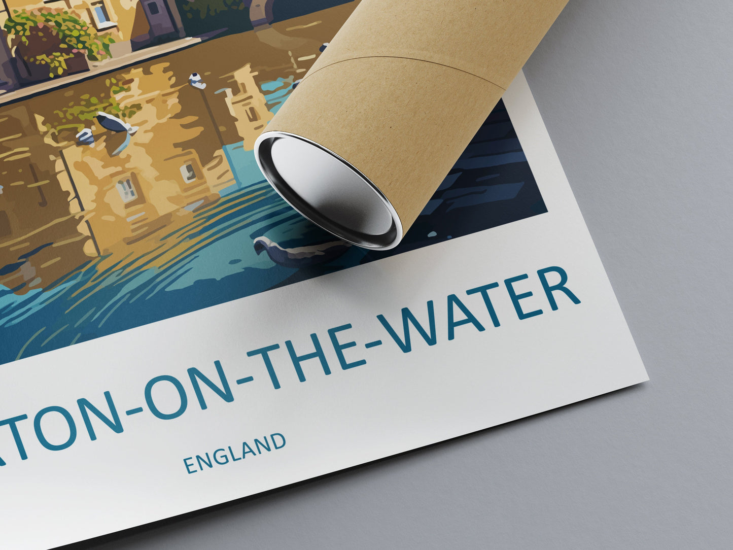 Bourton On The Water Travel Print Wall Art Bourton On The Water Wall Hanging Home Décor Bourton On The Water Gift Art Lovers England Art
