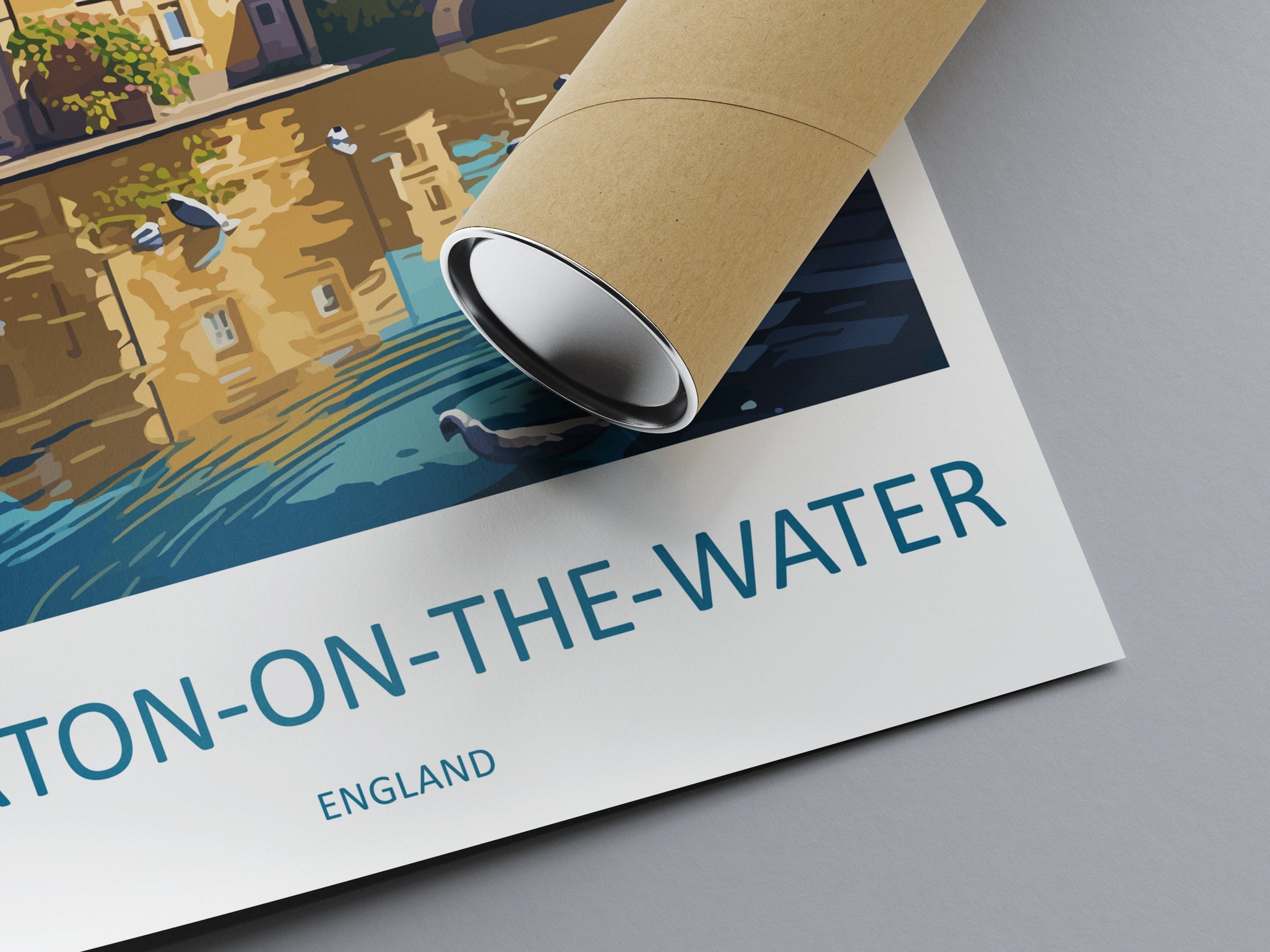 Bourton On The Water Travel Print Wall Art Bourton On The Water Wall Hanging Home Décor Bourton On The Water Gift Art Lovers England Art