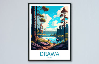 Drawa Travel Print Wall Art Drawa Wall Hanging Home Décor Drawa Gift Art Lovers Poland Art Lover Gift Drawa Travel Wall Art