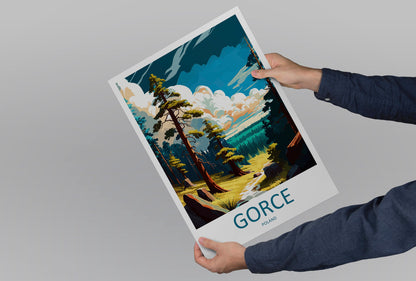 Gorce Travel Print Wall Art Gorce Wall Hanging Home Décor GorceGift Art Lovers Poland Art Lover Gift Gorce Travel Wall Art