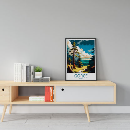 Gorce Travel Print Wall Art Gorce Wall Hanging Home Décor GorceGift Art Lovers Poland Art Lover Gift Gorce Travel Wall Art