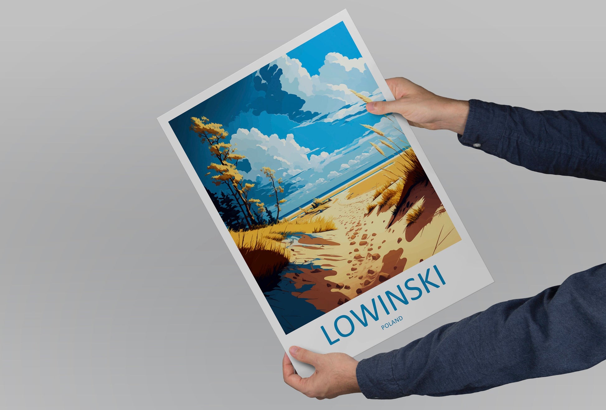 Lowinski Travel Print Wall Art Lowinski Wall Hanging Home Décor Lowinski Gift Art Lovers Poland Art Lover Gift Lowinski vTravel Wall Art