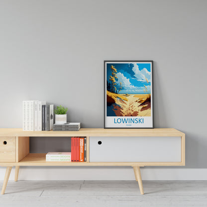 Lowinski Travel Print Wall Art Lowinski Wall Hanging Home Décor Lowinski Gift Art Lovers Poland Art Lover Gift Lowinski vTravel Wall Art