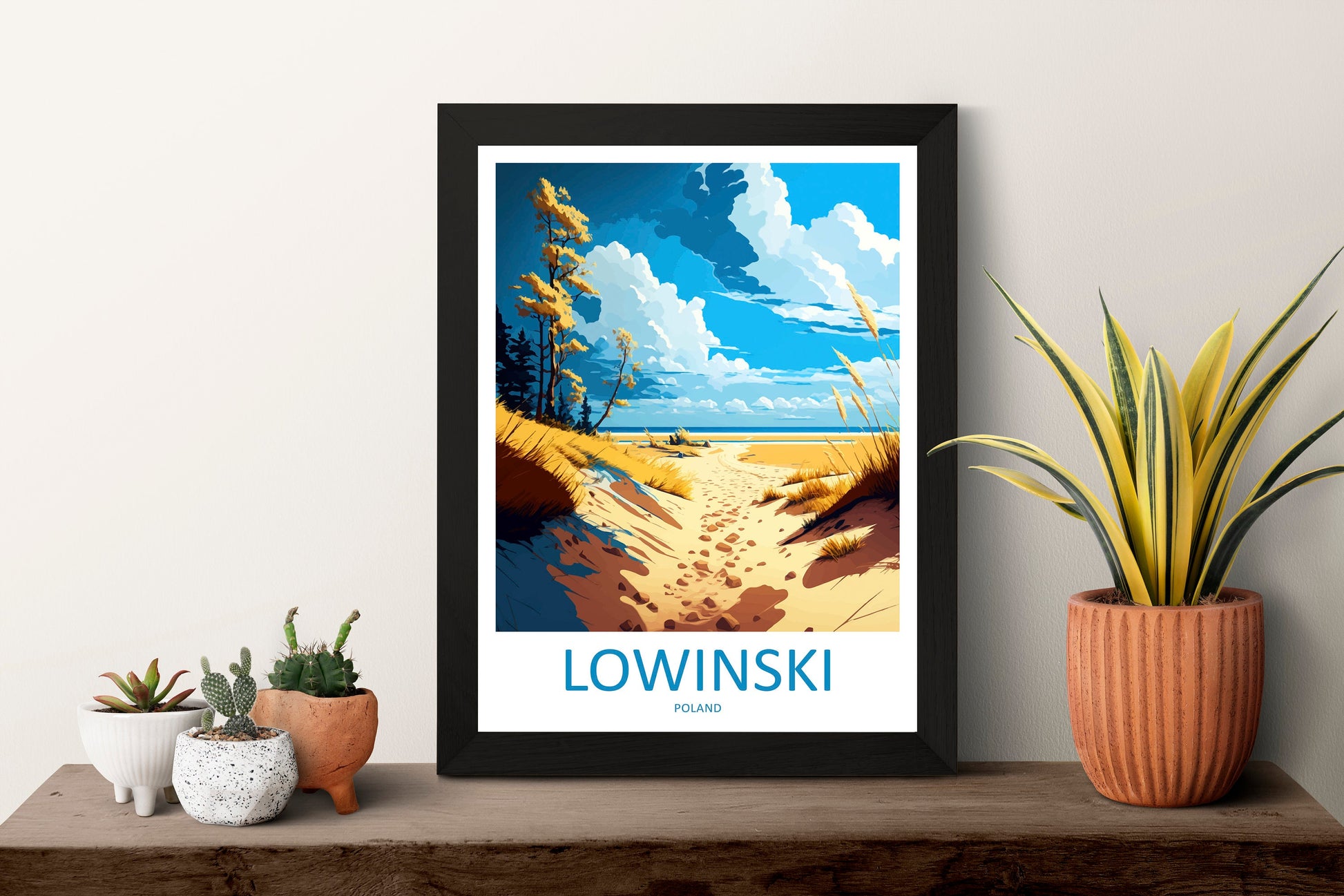 Lowinski Travel Print Wall Art Lowinski Wall Hanging Home Décor Lowinski Gift Art Lovers Poland Art Lover Gift Lowinski vTravel Wall Art