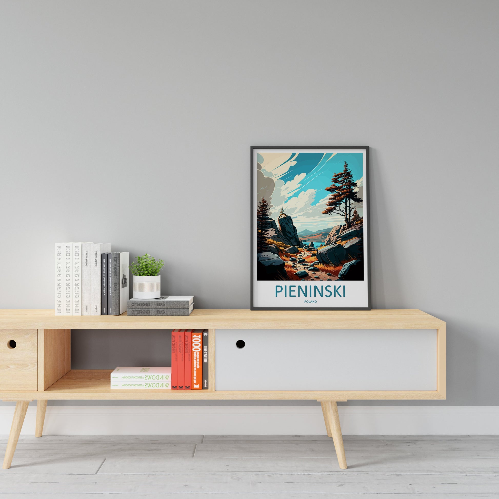 Pieninski Travel Print Wall Art Pieninski Wall Hanging Home Décor Pieninski Gift Art Lovers Poland Art Lover Gift Pieninski Travel Wall Art