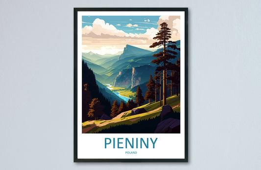 Pieniny Travel Print Wall Art Pieniny Wall Hanging Home Décor Pieniny Gift Art Lovers Poland Art Lover Gift Pieniny Travel Wall Art
