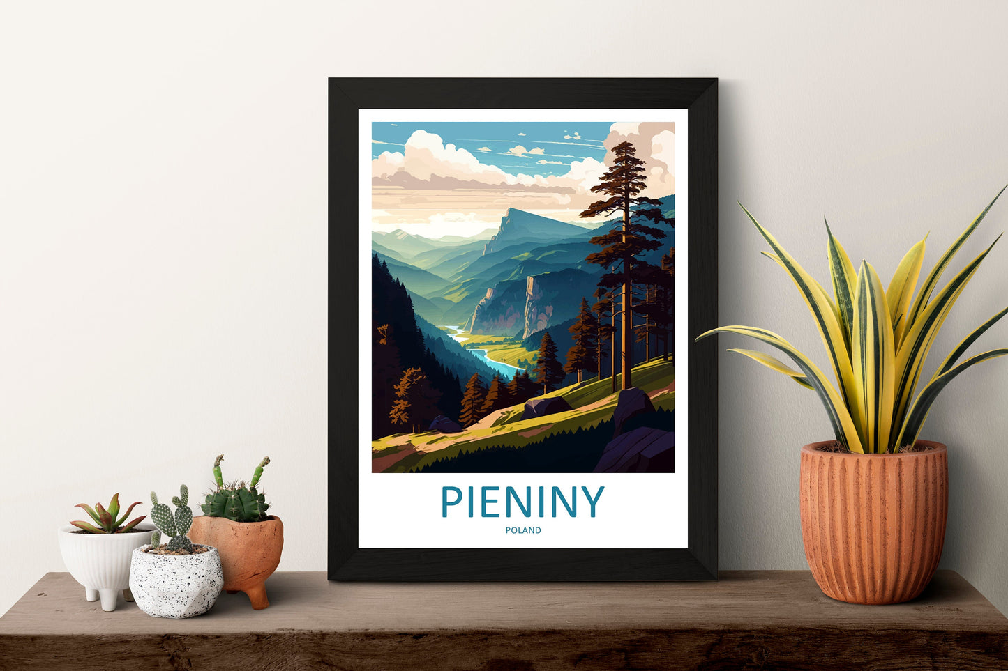 Pieniny Travel Print Wall Art Pieniny Wall Hanging Home Décor Pieniny Gift Art Lovers Poland Art Lover Gift Pieniny Travel Wall Art