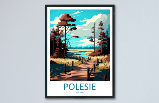 Polesie Travel Print Wall Art Polesie Wall Hanging Home Décor Polesie Gift Art Lovers Poland Art Lover Gift Polesie Travel Wall Art