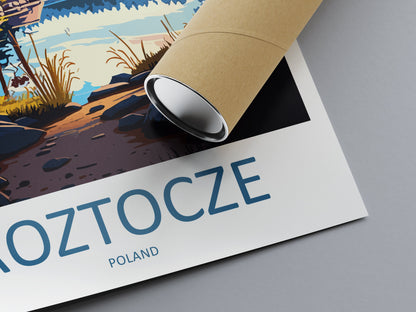 Roztocze Travel Print Wall Art Roztocze Wall Hanging Home Décor Roztocze Gift Art Lovers Poland Art Lover Gift Roztocze Travel Wall Art