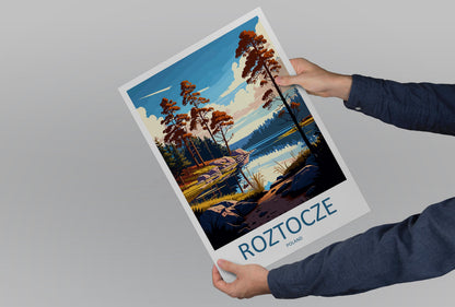 Roztocze Travel Print Wall Art Roztocze Wall Hanging Home Décor Roztocze Gift Art Lovers Poland Art Lover Gift Roztocze Travel Wall Art