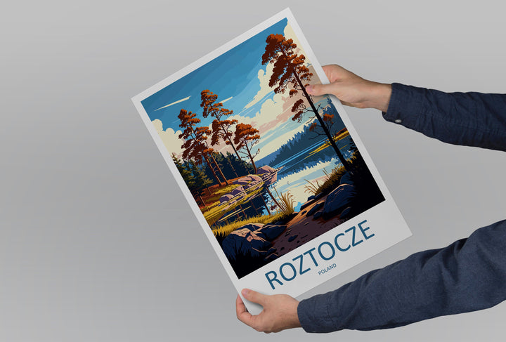 Roztocze Travel Print Wall Art Roztocze Wall Hanging Home Décor Roztocze Gift Art Lovers Poland Art Lover Gift Roztocze Travel Wall Art