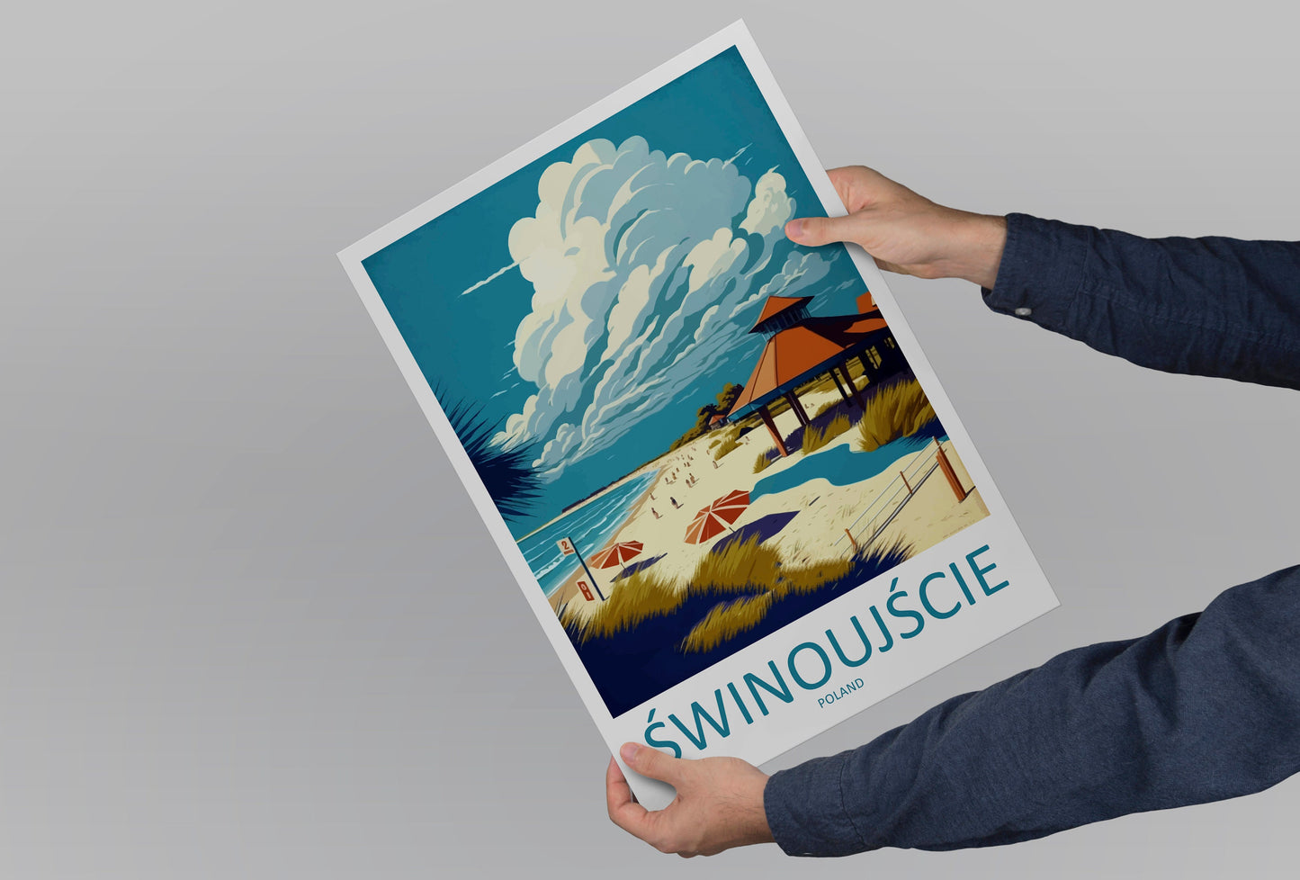 Świnoujście Travel Print Wall Art Świnoujście Wall Hanging Home Décor Świnoujście Gift Art Lovers Poland Art Lover Gift Świnoujście Poster