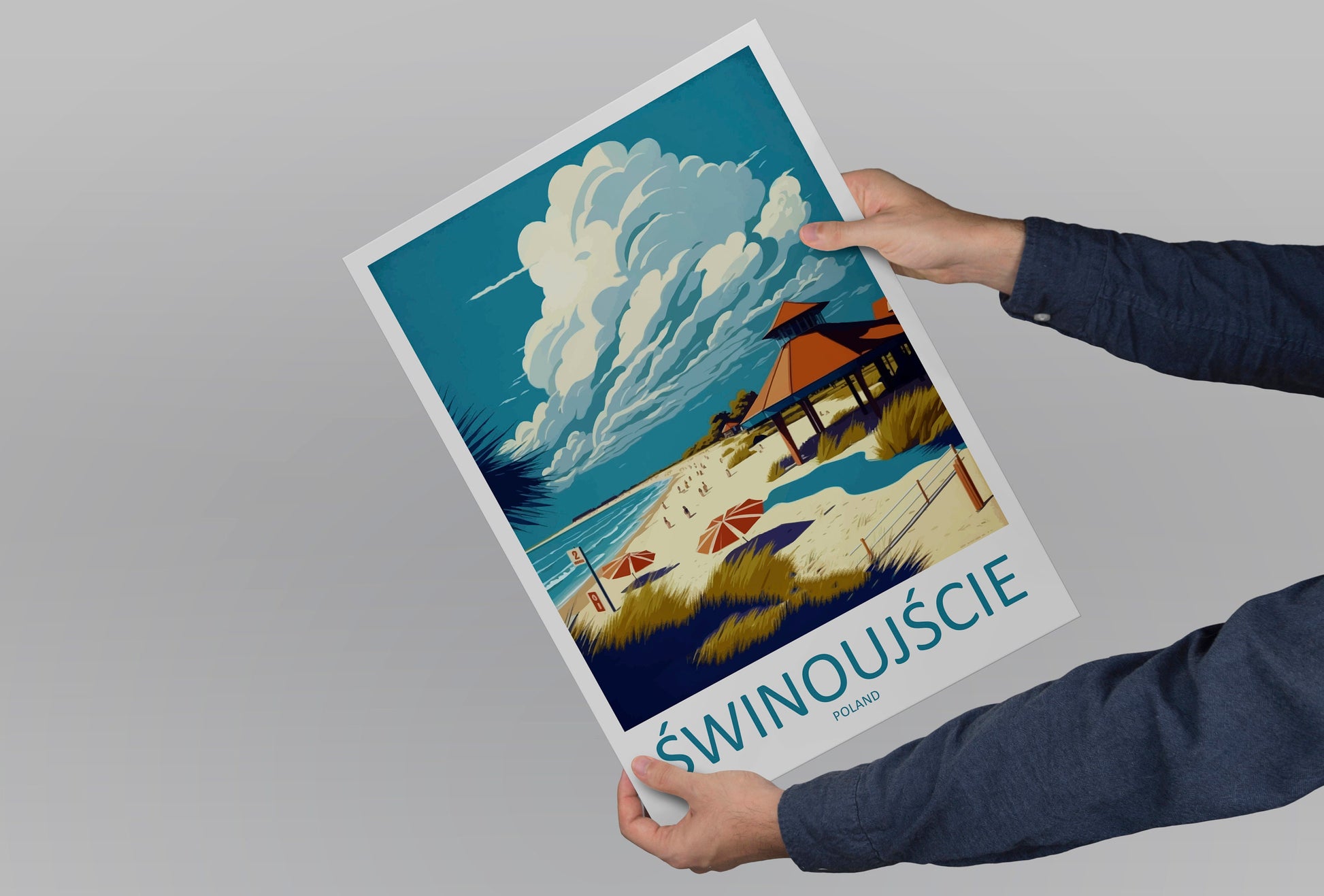 Świnoujście Travel Print Wall Art Świnoujście Wall Hanging Home Décor Świnoujście Gift Art Lovers Poland Art Lover Gift Świnoujście Poster