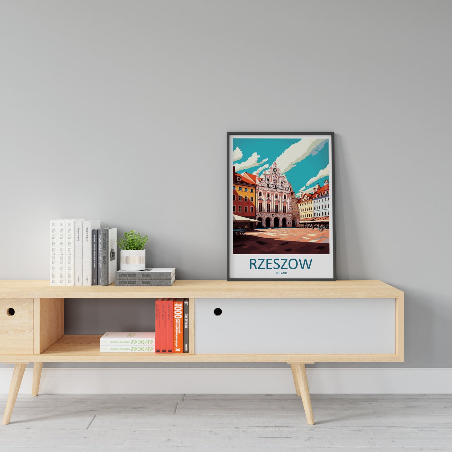 Rzeszów Travel Print Wall Art Rzeszów Wall Hanging Home Décor Rzeszów Gift Art Lovers Poland Art Lover Gift Rzeszów Travel Wall Art